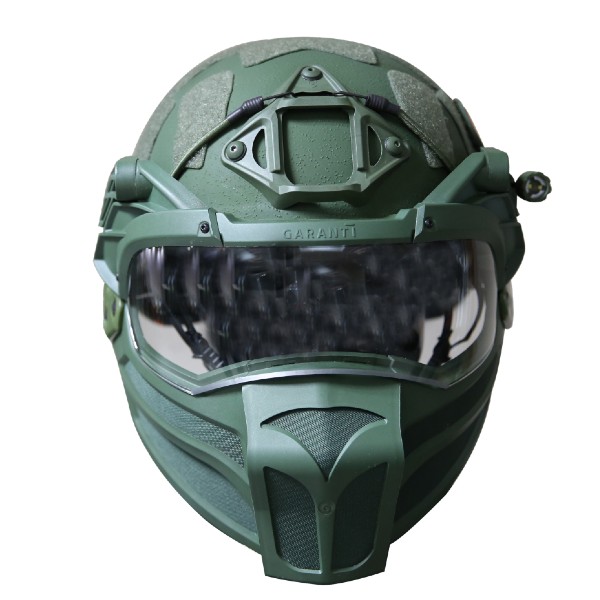 Ballistic Protective Hard Mandible For Mid-Cut Model Helmets - Garanti ...