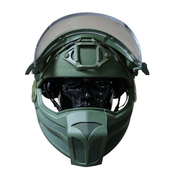 Ballistic Protective Hard Mandible For Mid-Cut Model Helmets - Garanti ...